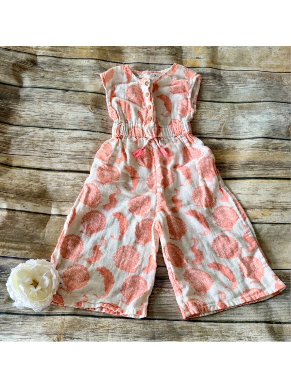 Poppet & Fox Peacock Romper